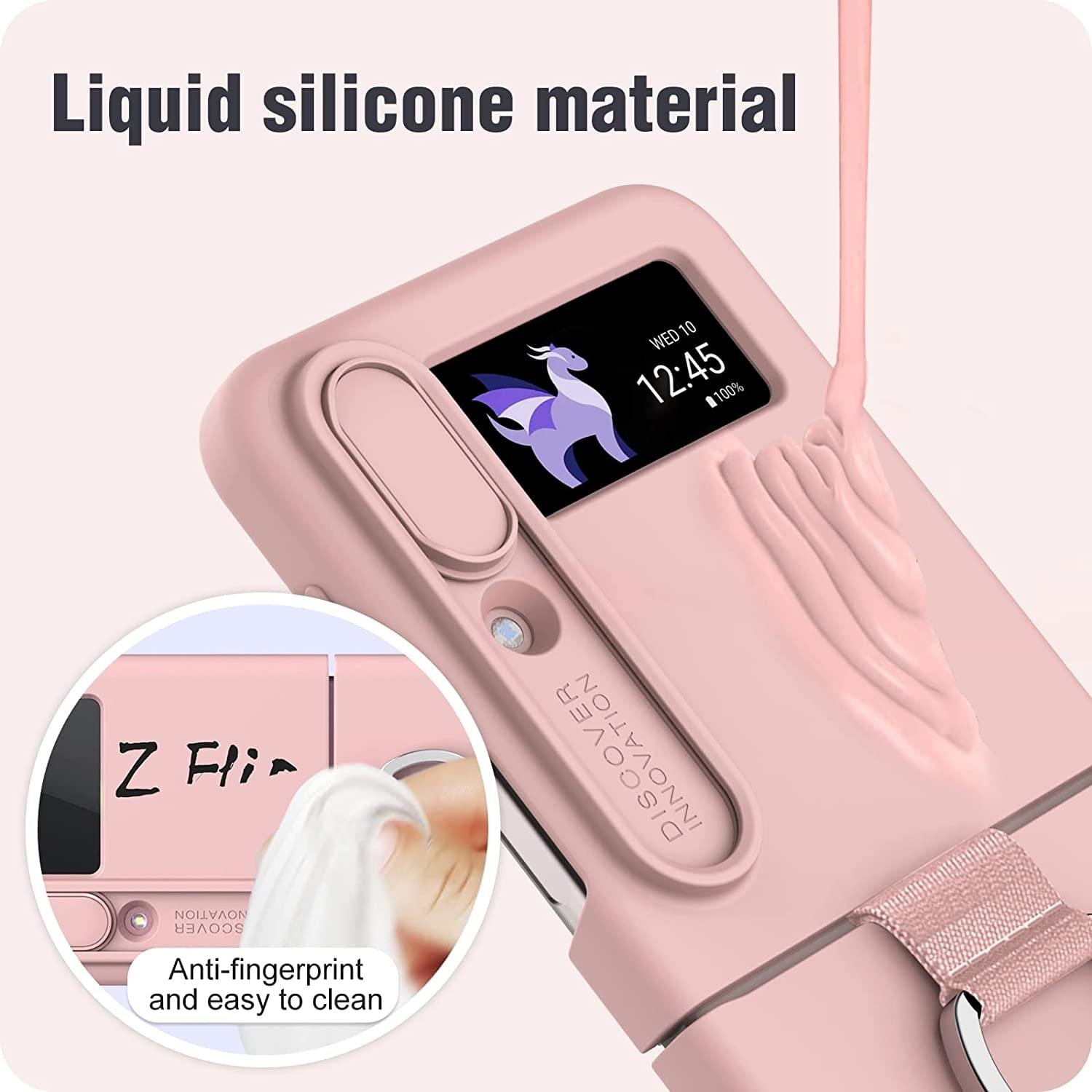 NILLKIN CamShield Silky Silicone Camera Protection Case for Samsung Galaxy Z Series - Image 19