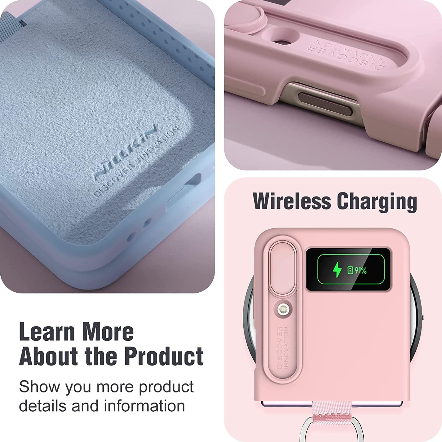 NILLKIN CamShield Silky Silicone Camera Protection Case for Samsung Galaxy Z Series - Image 17