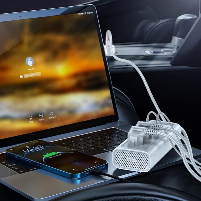 Baseus Power Inverter DC 12V to AC 220V 150W Dual Port Fast Charging Car Power Station - Image 19