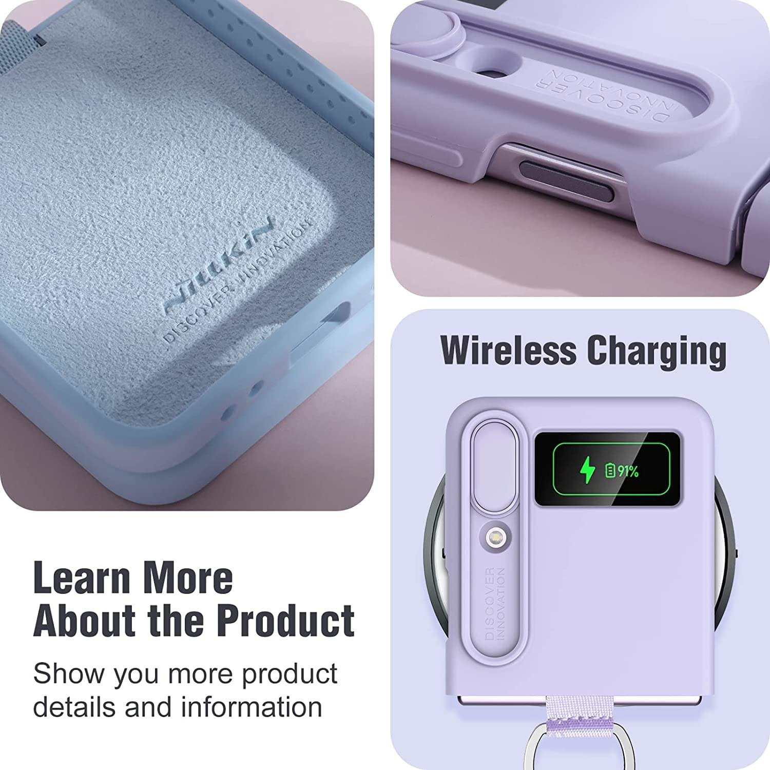 NILLKIN CamShield Silky Silicone Camera Protection Case for Samsung Galaxy Z Series - Image 12