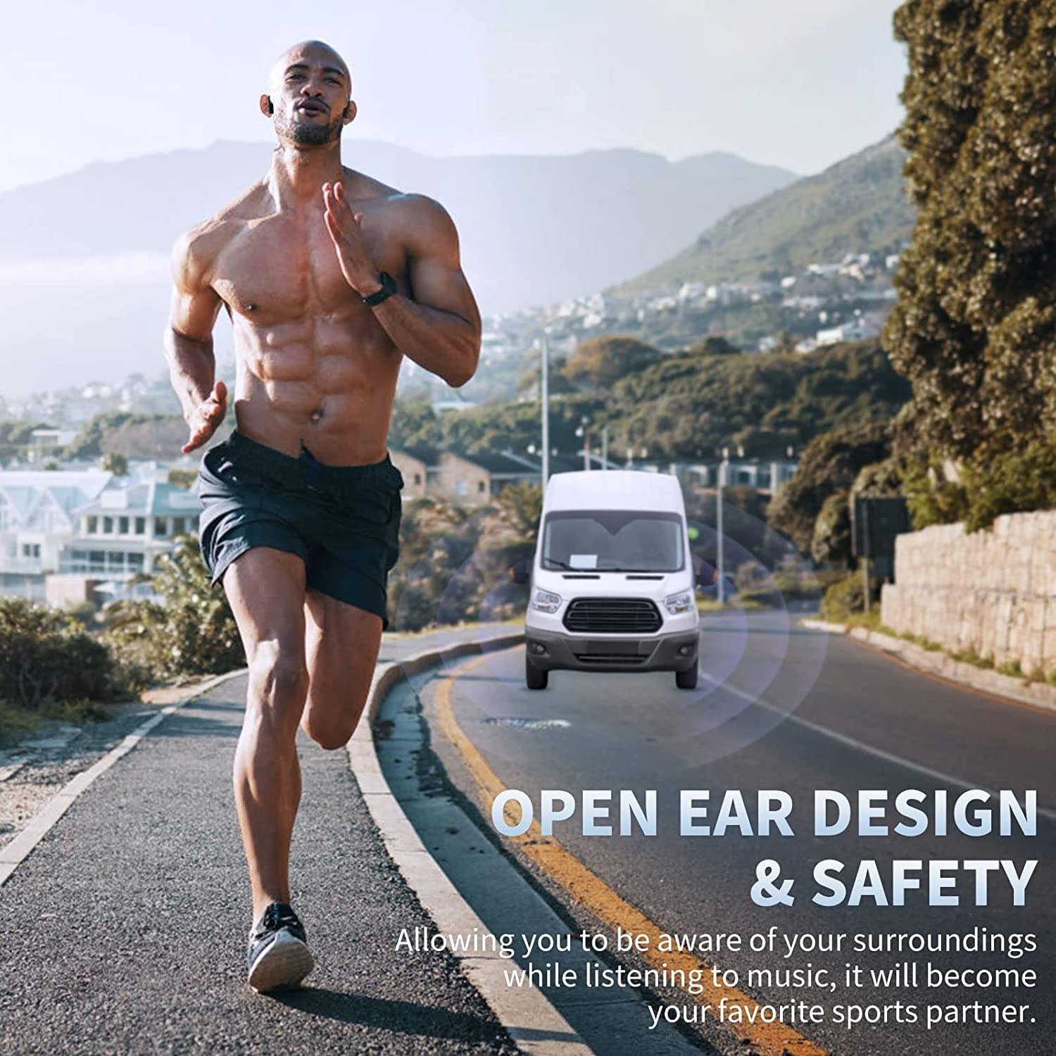 USAMS Bone Conduction Wireless Headphones Open Ear - Image 2