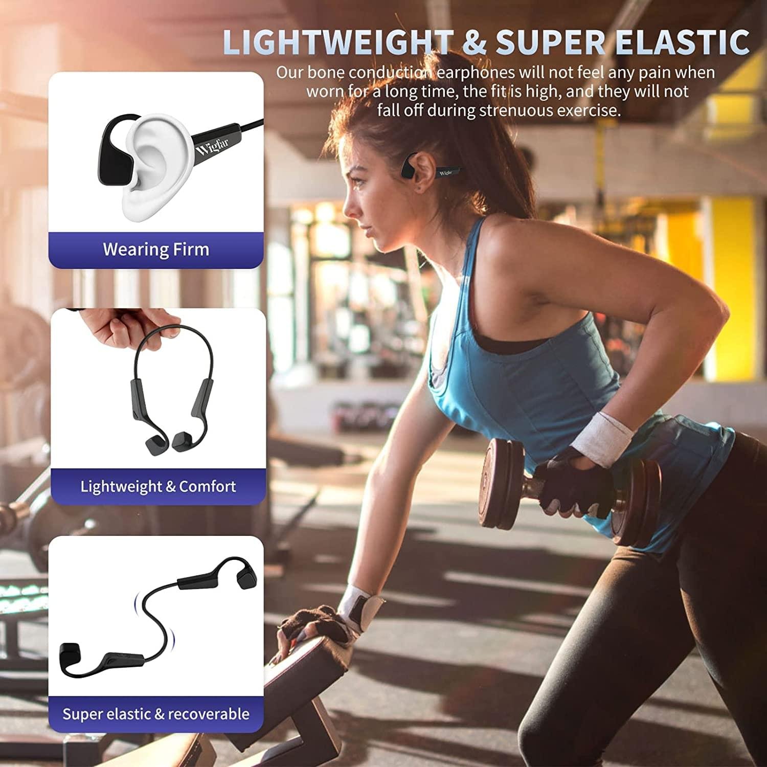 USAMS Bone Conduction Wireless Headphones Open Ear - Image 3