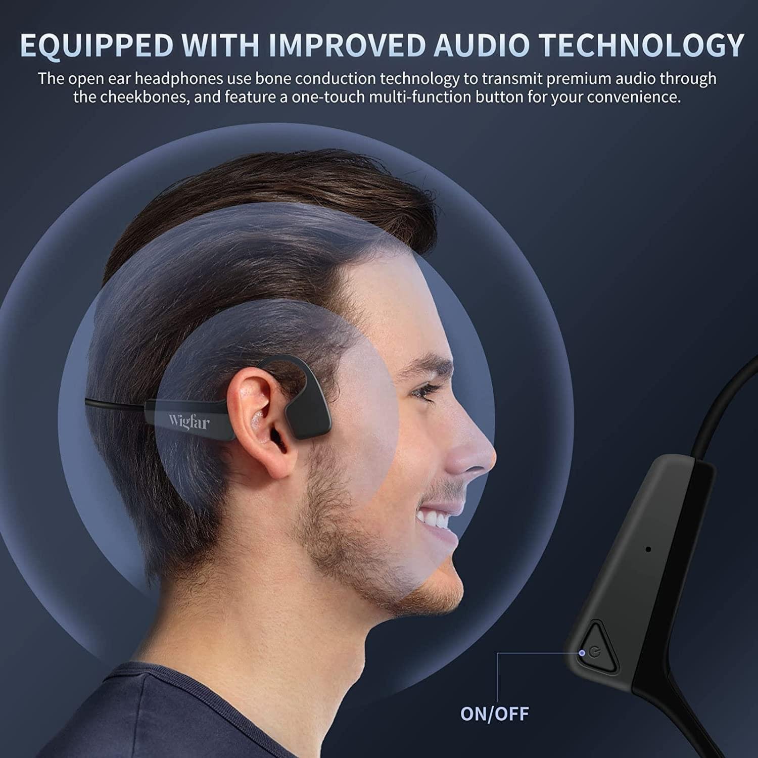 USAMS Bone Conduction Wireless Headphones Open Ear - Image 4