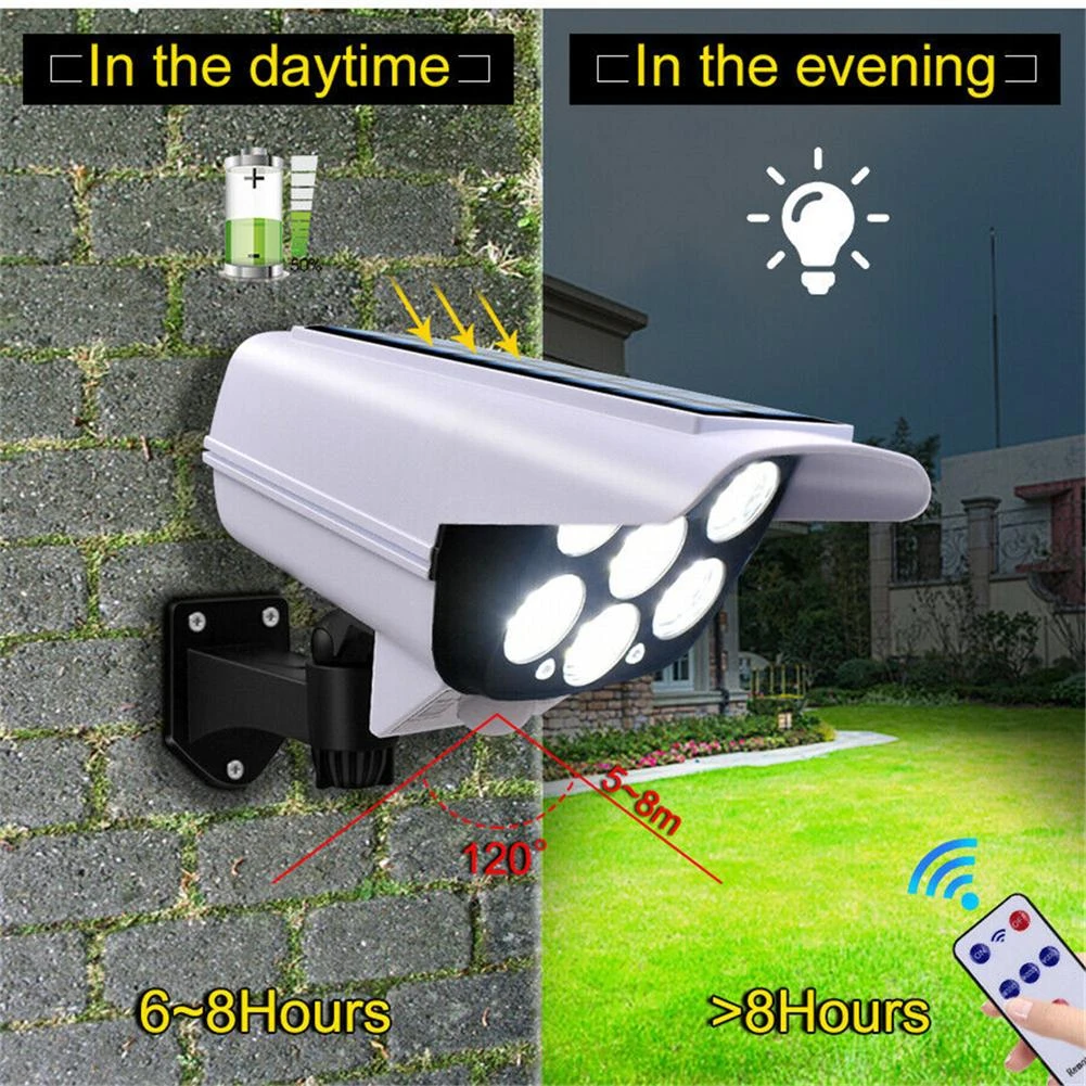 Solar Street Light Monitoring Lamp Fake Camera Body Induction Outdoor Wall Lamp - Image 21