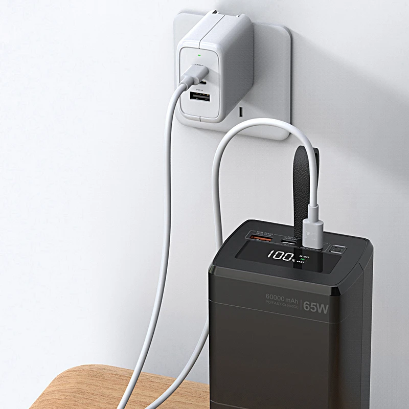 Awei P144K Power Bank 60000mAh 22.5W Outdoor Large Capacity Powerbank - Image 4