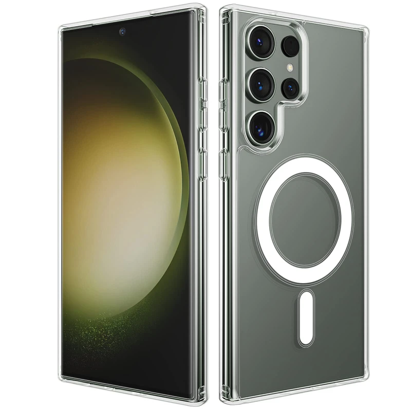 Luxury Magsafe Magnetic Wireless Charging Case For Samsung Galaxy S23 Ultra - Image 3