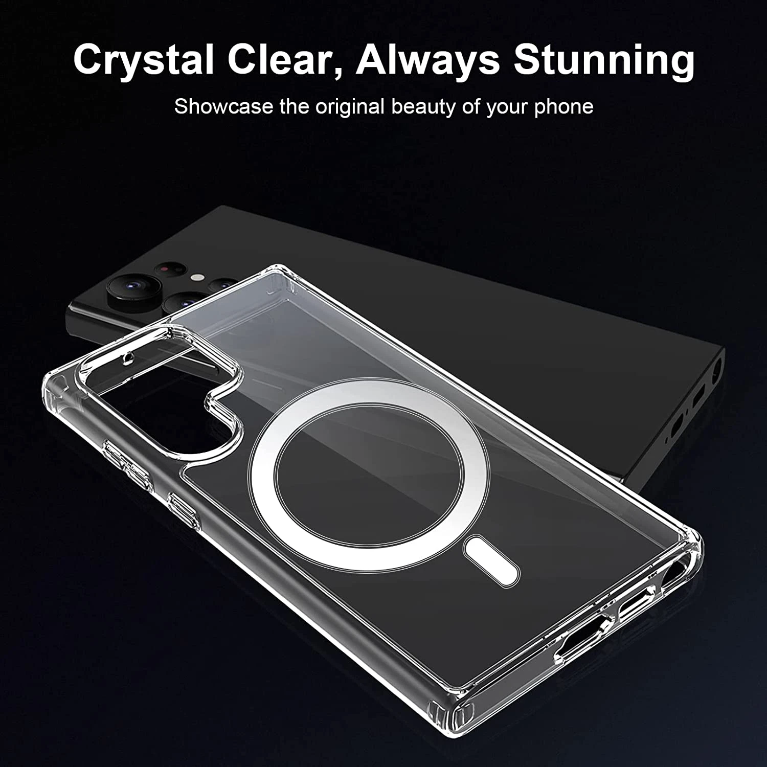 Luxury Magsafe Magnetic Wireless Charging Case For Samsung Galaxy S23 Ultra - Image 6