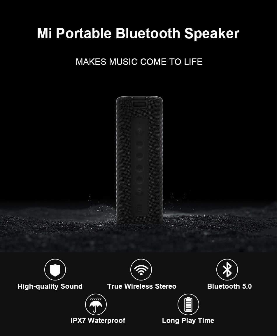 Xiaomi Portable Bluetooth-compatible Speaker 16W Stereo Super Bass Speakers IPX7 Waterproof Outdoor Loudspeaker Sound Box - Image 12