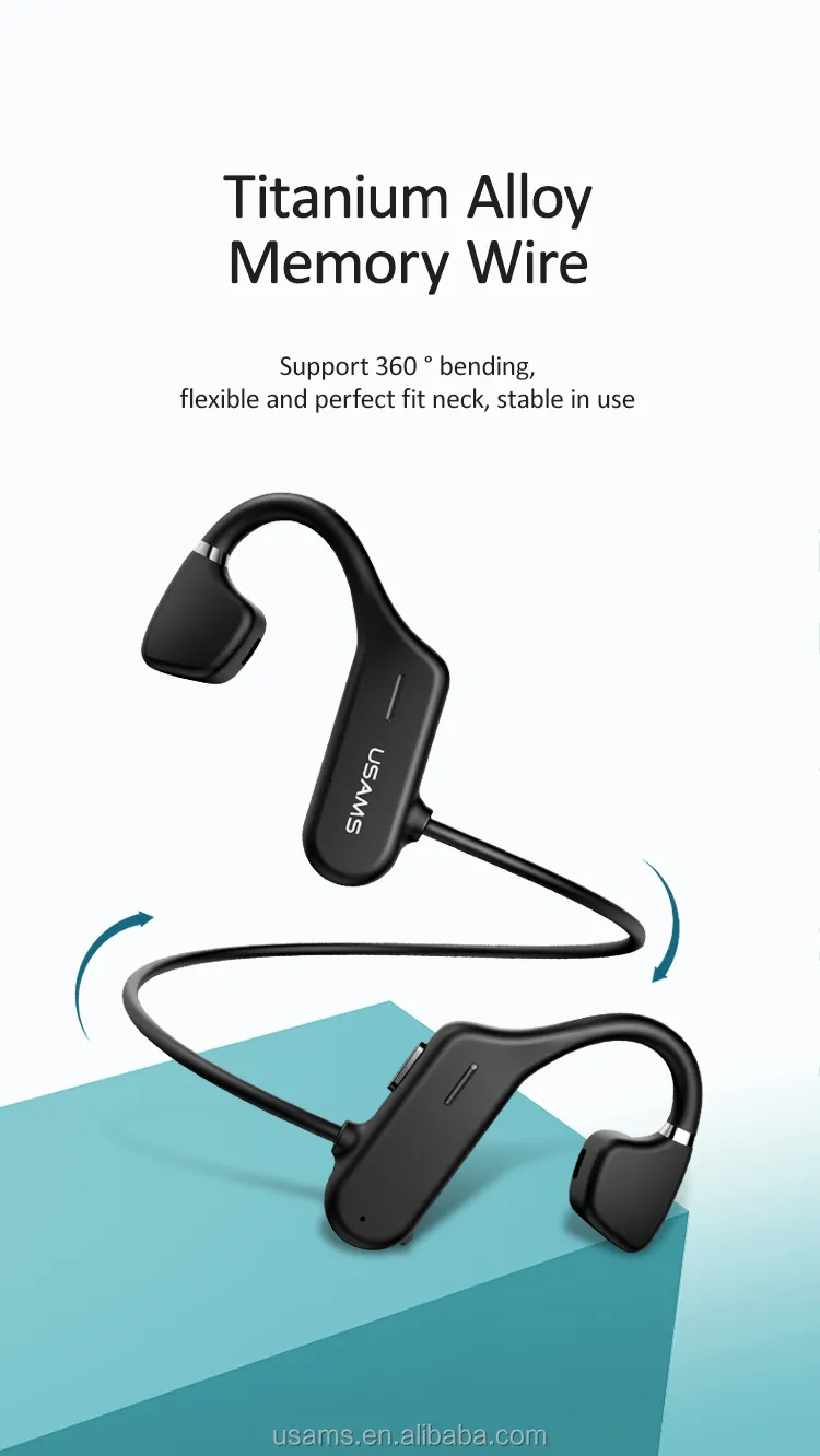 USAMS Bone Conduction Wireless Headphones Open Ear - Image 7