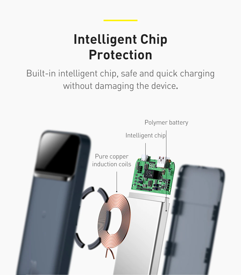 Baseus Magnetic Wireless Power Bank 10000mAh PD 20W Fast Charger Powerbank For iPhone Series - Image 3