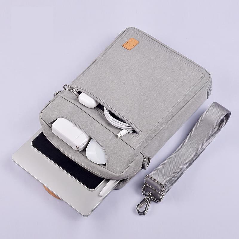 New WiWU Portable Waterproof CrossBody Shoulder Bag For Laptop - Image 12