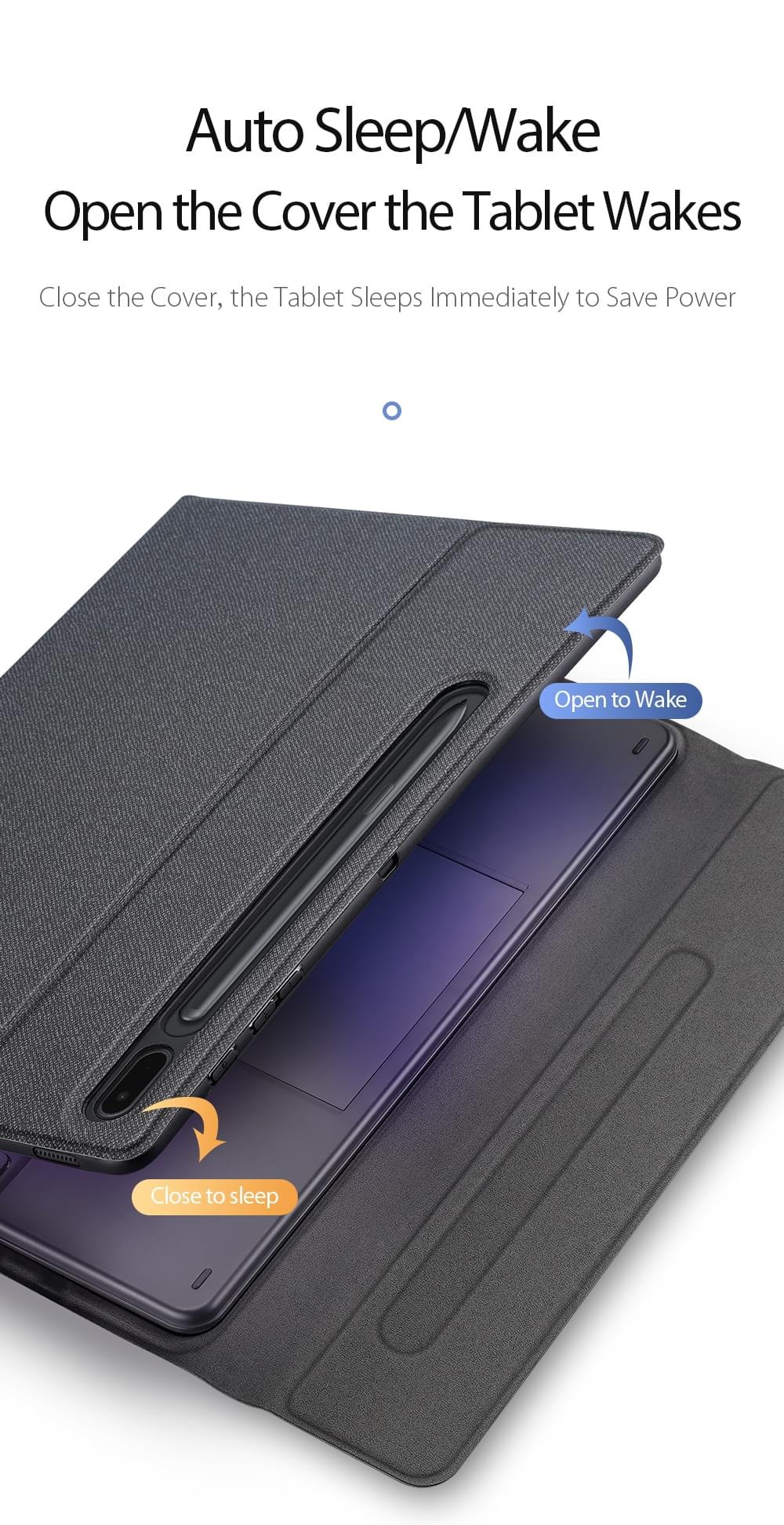 Luxury Premium Smart Wireless Protective High-quality Bluetooth  Keyboard Case Cover - Image 9