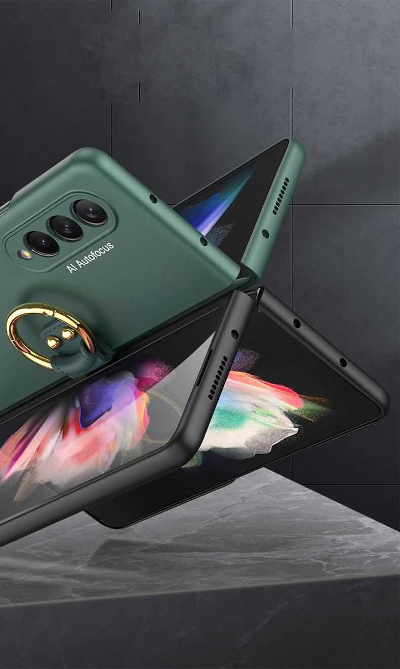 Luxury Premium Key Ring Shockproof Armor Case Cover For Samsung Galaxy Z Fold Series - Image 5
