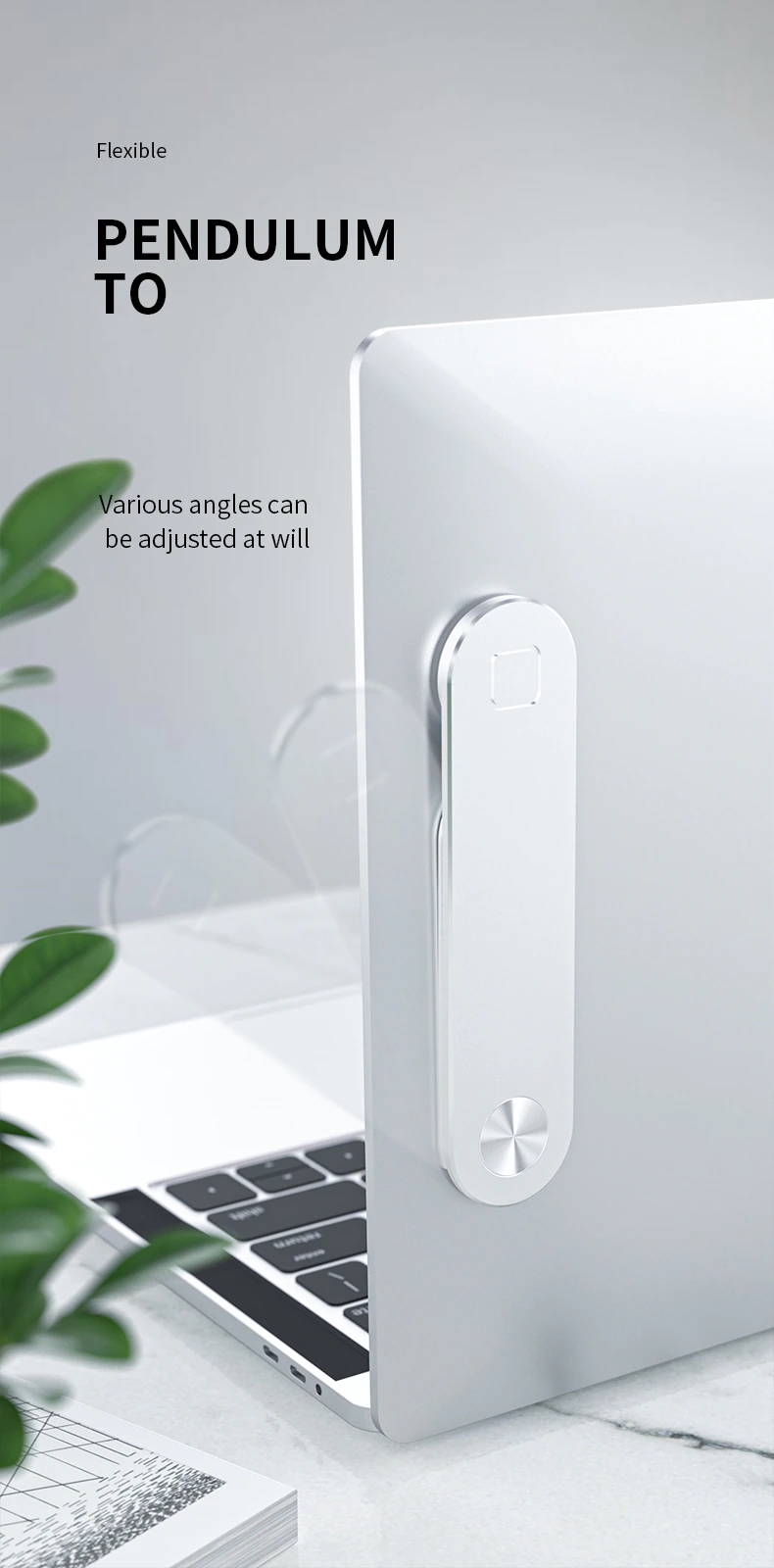 Magnetic Mount Universal Extension Laptop Stand For Mobile Phones - Image 16