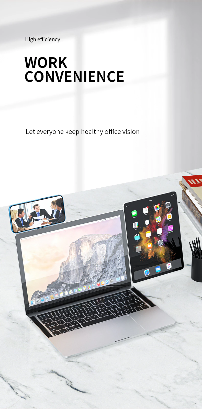 Magnetic Mount Universal Extension Laptop Stand For Mobile Phones - Image 27