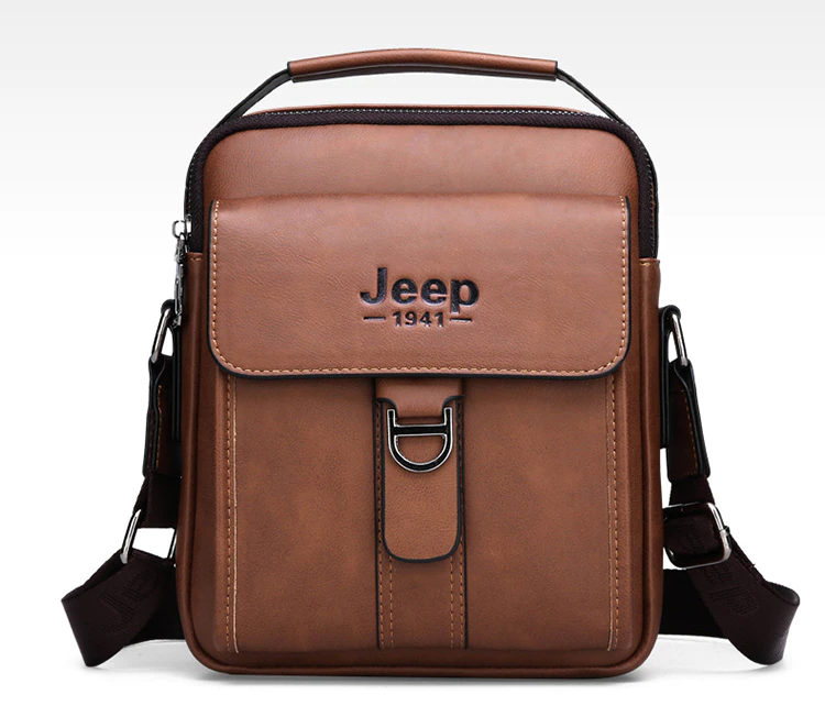 Luxury Brand Vintage Leather Messenger Shoulder Bag - Image 20