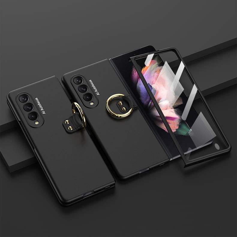 Luxury Premium Key Ring Shockproof Armor Case Cover For Samsung Galaxy Z Fold Series - Image 3