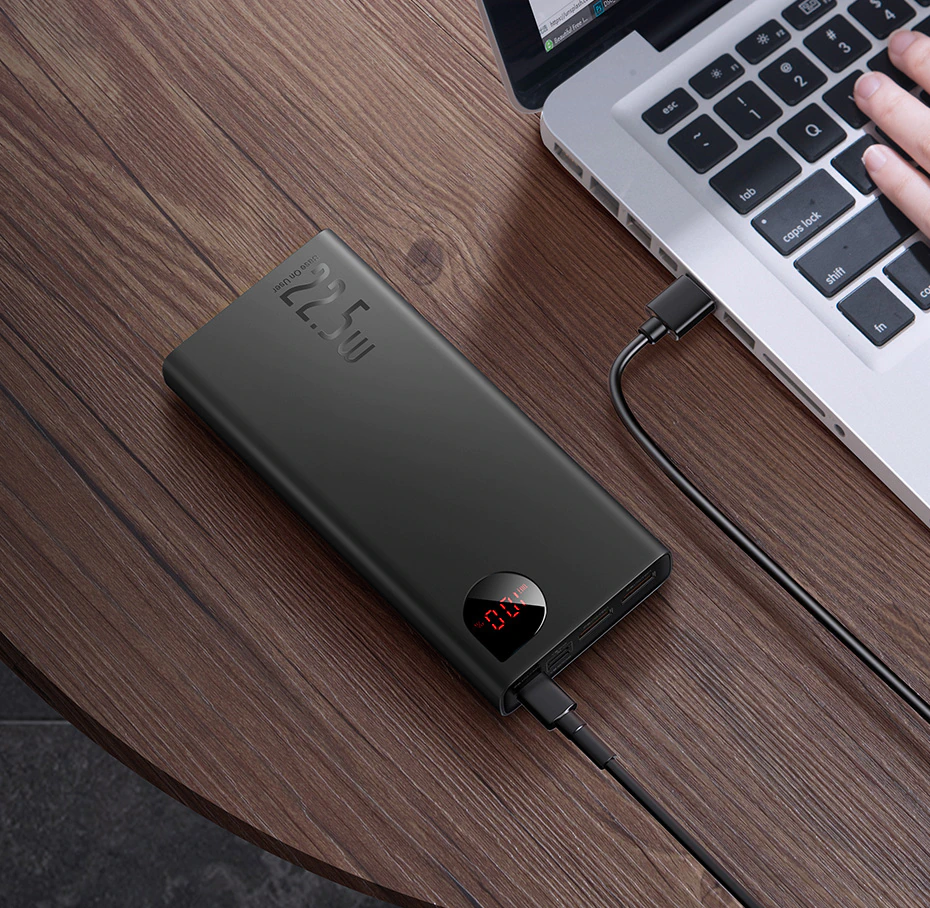 Baseus 22.5W Power Bank 20000mAh Portable Fast Charging Powerbank Type C PD Quick Charge Poverbank - Image 5