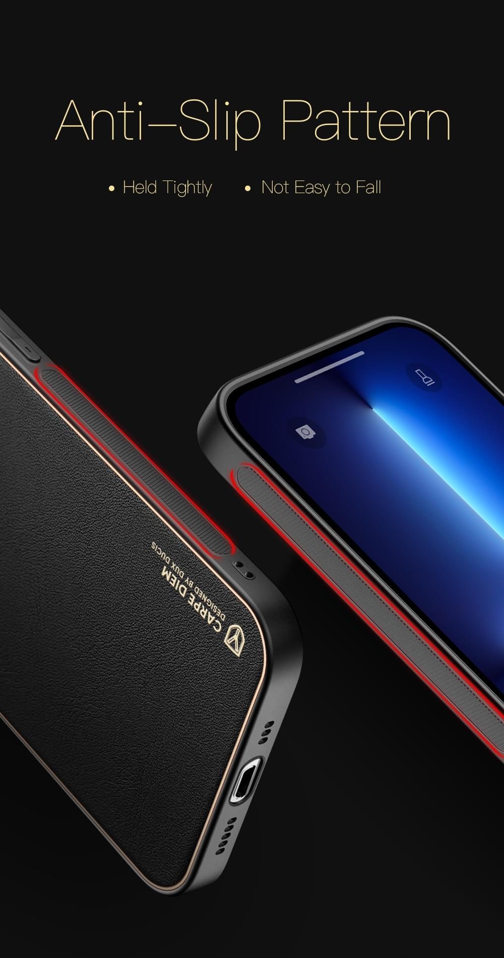 Dux Ducis Yolo Leather Electroplated Case Cover and 3D Glass Protector for iPhone 15 pro/15 Pro Max - Image 17