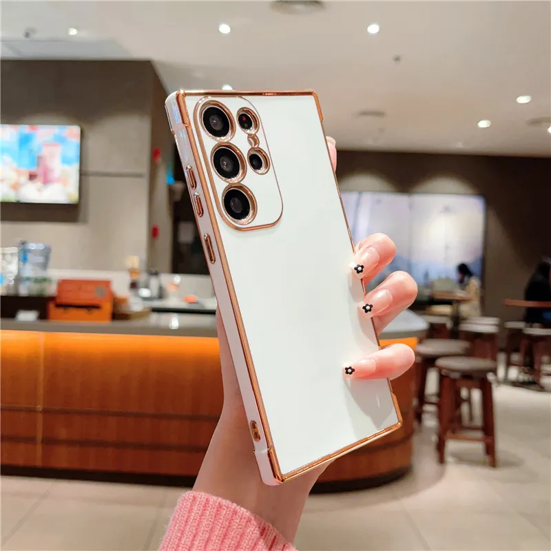 Luxury Premium Eletroplated Case Cover For Samsung Galaxy S23 Ultra - Image 9