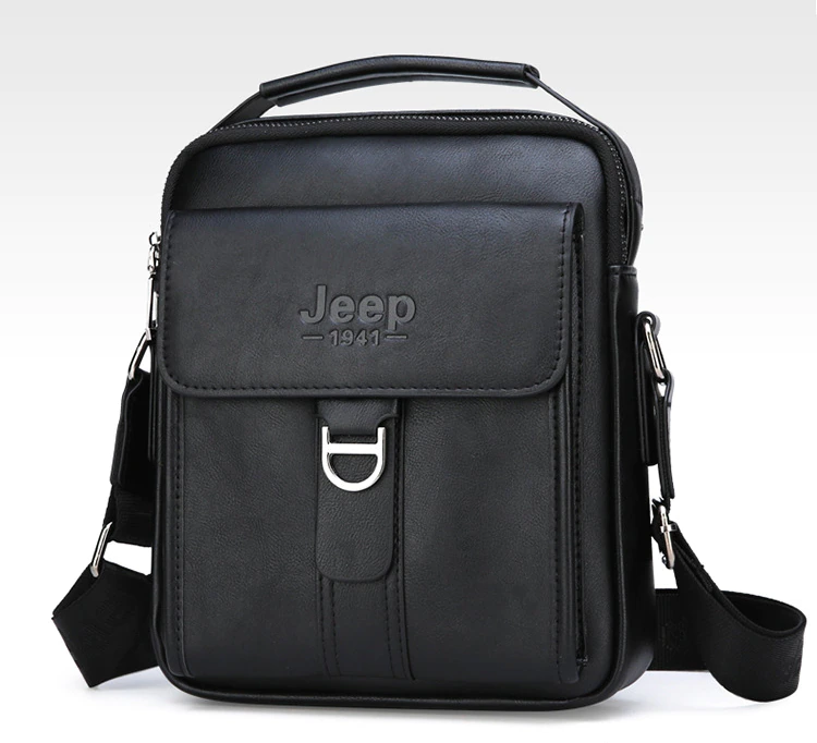 Luxury Brand Vintage Leather Messenger Shoulder Bag - Image 13