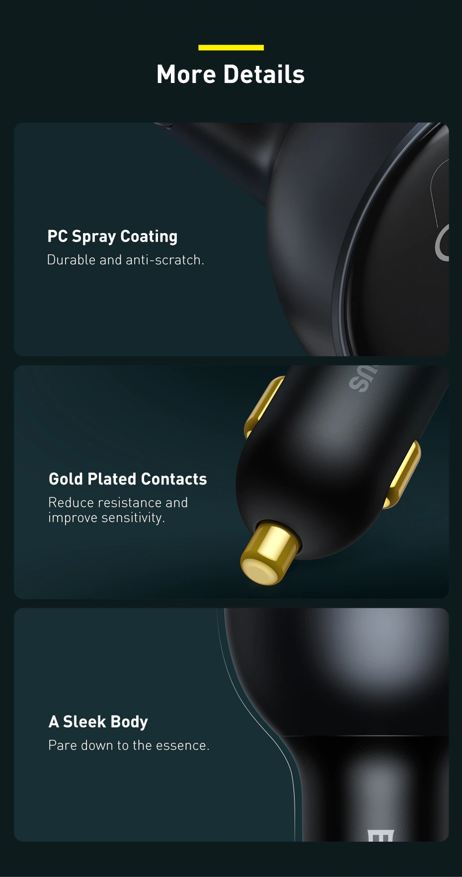 Baseus 160W Car Charger QC 5.0 Fast Quick Charging PD3.0  USB Type C Car Charger - Image 12