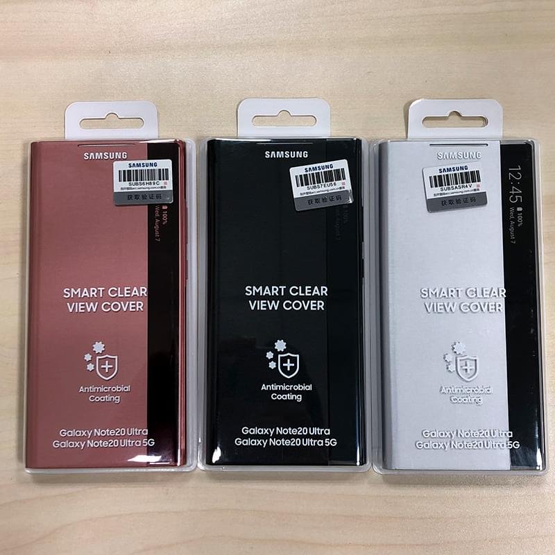 Original Samsung Clear View Flip Case Cover For Samsung Galaxy Note 20 Ultra - Image 7