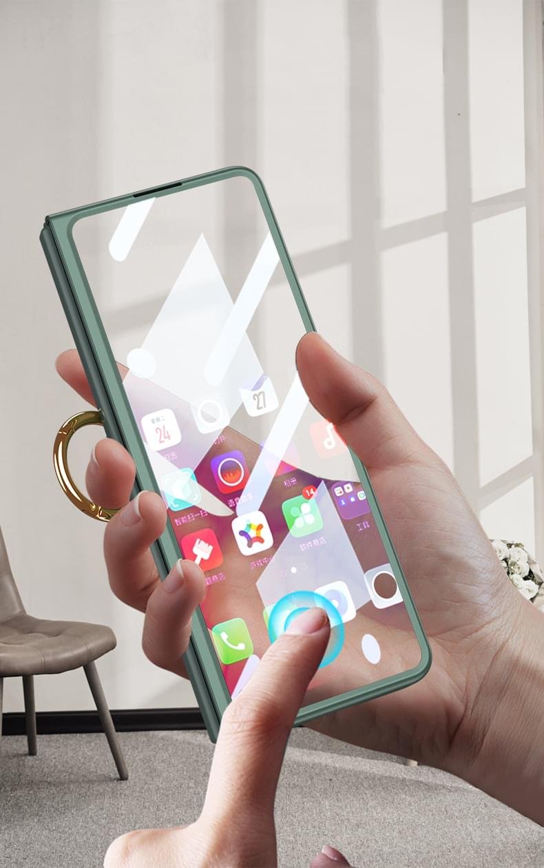 Luxury Premium Key Ring Shockproof Armor Case Cover For Samsung Galaxy Z Fold Series - Image 8