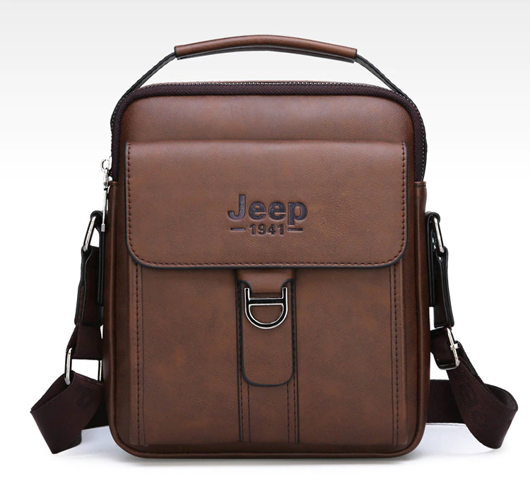 Luxury Brand Vintage Leather Messenger Shoulder Bag - Image 18