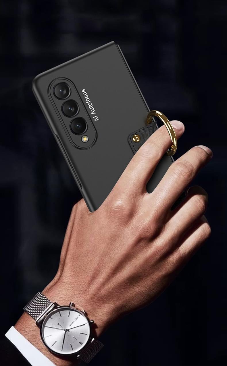 Luxury Premium Key Ring Shockproof Armor Case Cover For Samsung Galaxy Z Fold Series - Image 11