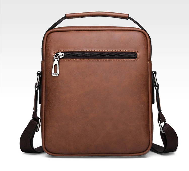 Luxury Brand Vintage Leather Messenger Shoulder Bag - Image 16