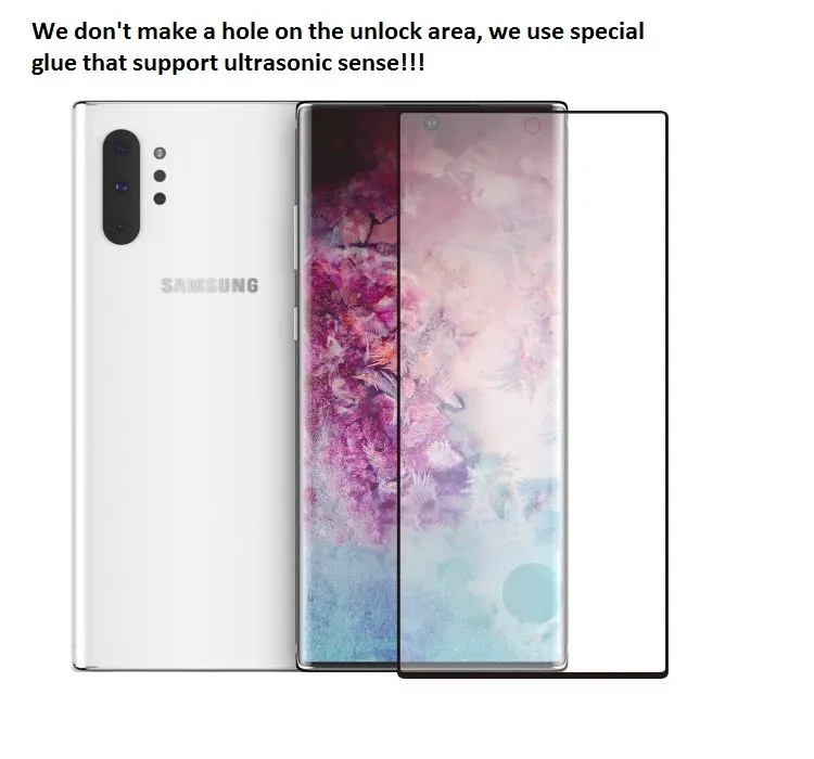 Full Glue Tempered Screen Curved Glass Protector On For Galaxy Series - Image 4