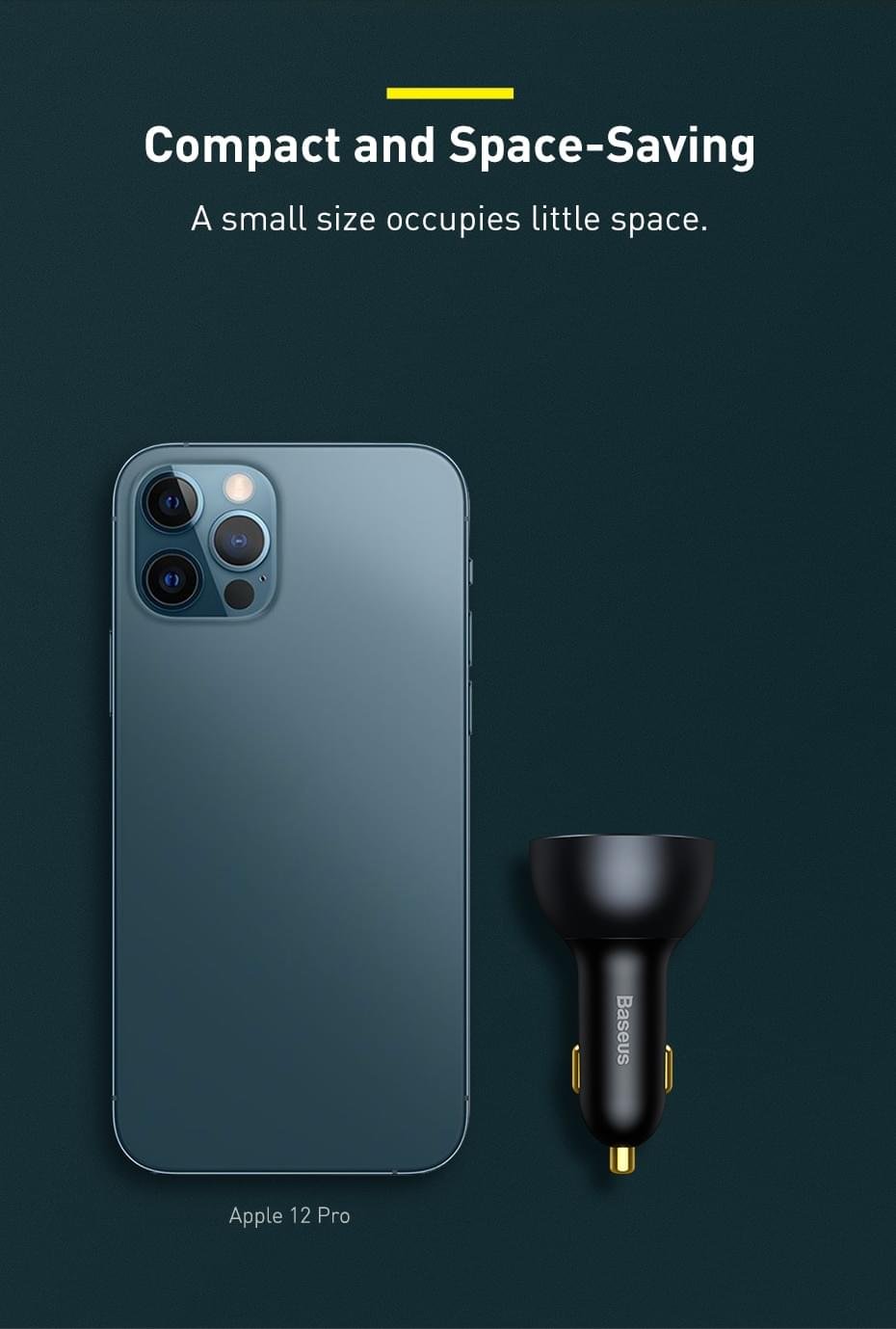 Baseus 160W Car Charger QC 5.0 Fast Quick Charging PD3.0  USB Type C Car Charger - Image 5