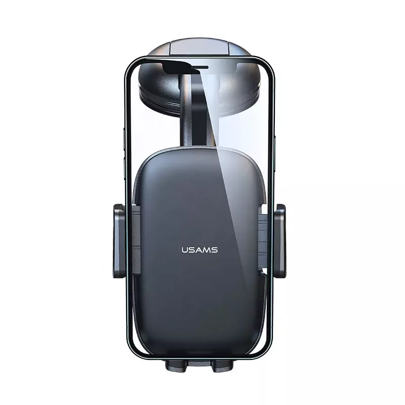 USAMS US-ZJ063 Car Dashboard Windshield Suction Cup Mobile Phone Holder Rotatable Bracket - Image 4