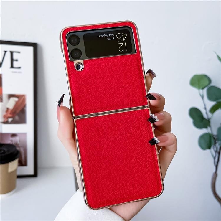 New luxury Premium Electroplated Eolden Shockproof Fashion Case Cover For Samsung Galaxy Z Flip Series - Image 14