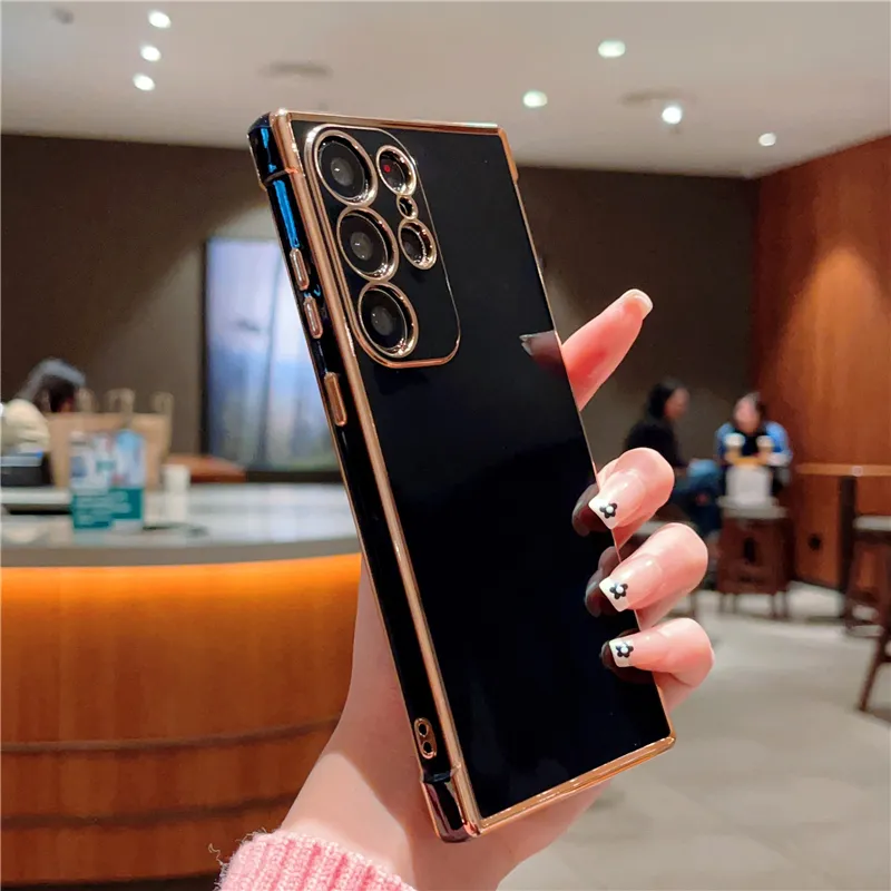 Luxury Premium Eletroplated Case Cover For Samsung Galaxy S23 Ultra - Image 4