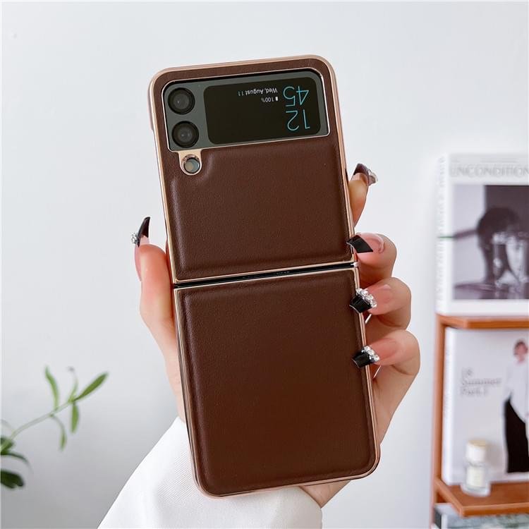 New luxury Premium Electroplated Eolden Shockproof Fashion Case Cover For Samsung Galaxy Z Flip Series - Image 16