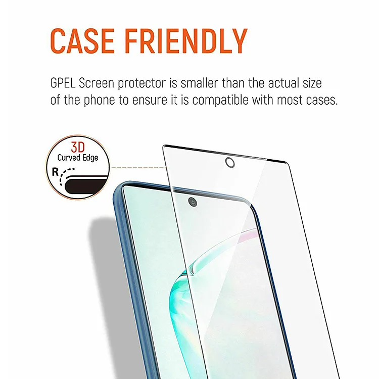 Full Glue Tempered Screen Curved Glass Protector On For Galaxy Series - Image 5