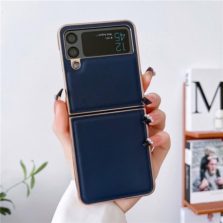 New luxury Premium Electroplated Eolden Shockproof Fashion Case Cover For Samsung Galaxy Z Flip Series - Image 17