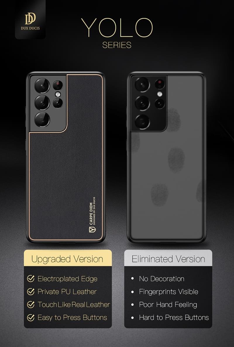 DUX DUCIS YOLO All-inclusive Electroplating Shockproof Protective Case Cover For Samsung Galaxy S21 Ultra - Image 18