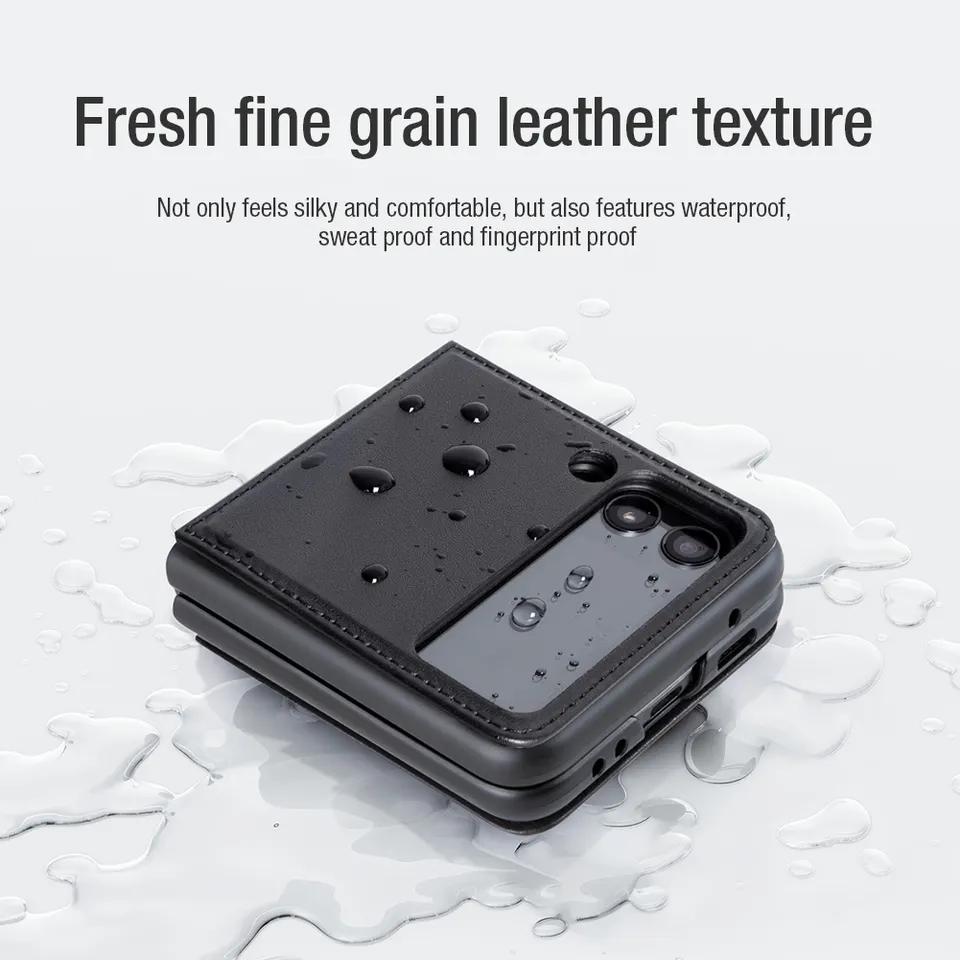 Nillkin Qin Vegan leather case for Samsung Galaxy Z Flip 3 5G/Z Flip 4 5G - Image 3