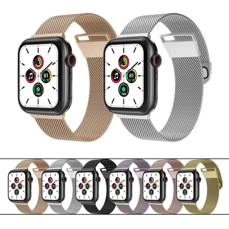 Milanese Magnetic Loop Strap bracelet Band For iWatch Series - Image 12