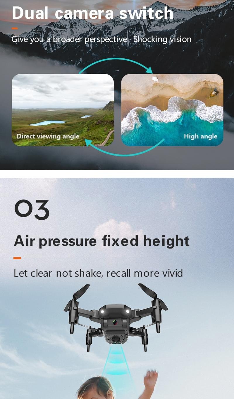 G2 Mini HD 4K 1080P Camera Height Hold RC Foldable Quadcopter Drone - Image 13