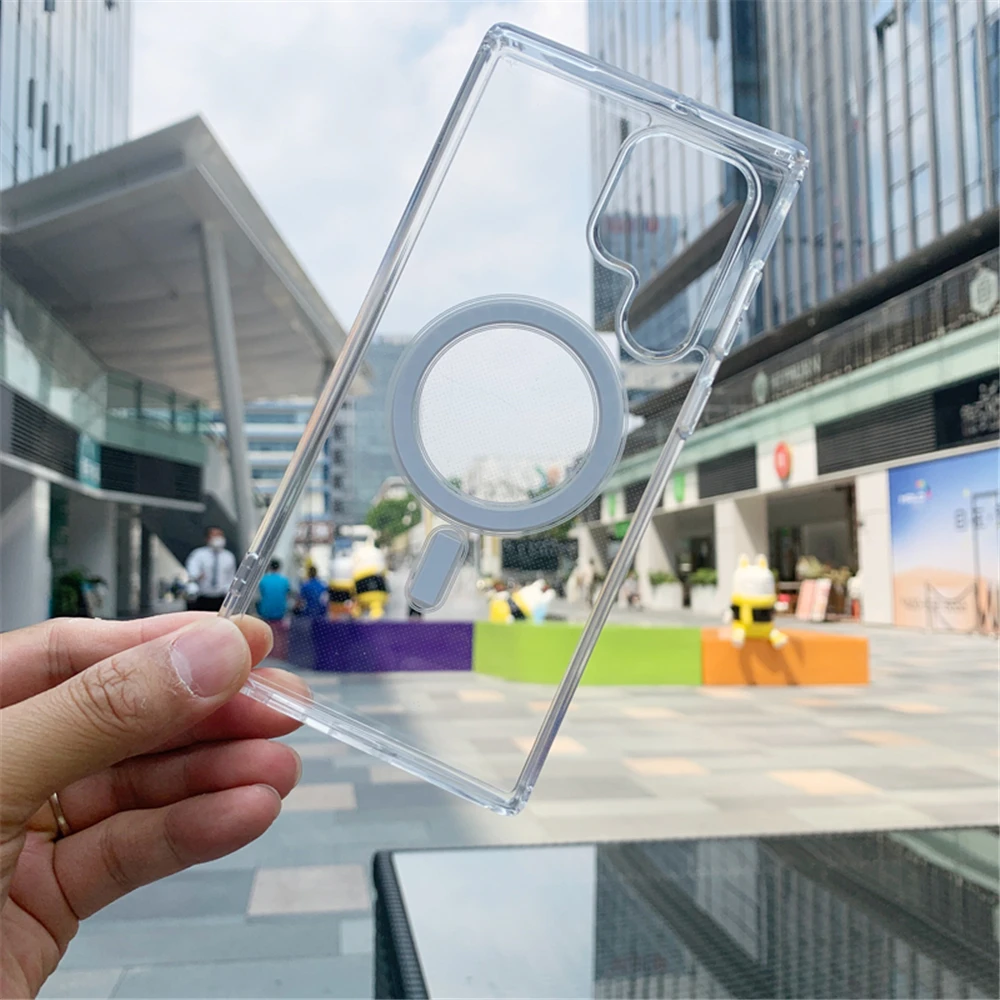 Luxury Magsafe Magnetic Wireless Charging Case For Samsung Galaxy S23 Ultra - Image 10