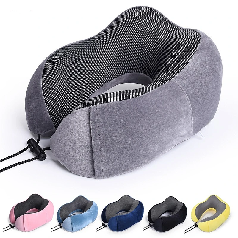 Memory Foam U-shaped Neck Soft Travel Pillow Massage - Image 7
