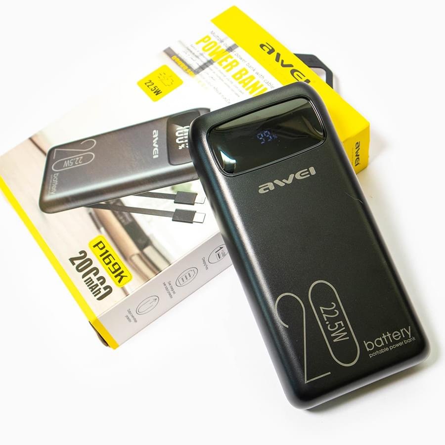 Awei P169K Fast Charging 20,000Mah Power bank - Image 10