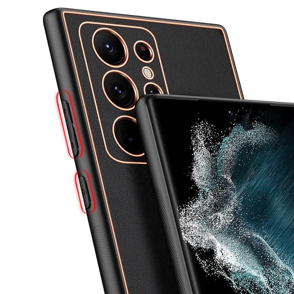 DUX DUCIS YOLO Series Case Luxury Protecting Back Cover Leather Pattern For Samsung Galaxy S23 Ultra - Image 10