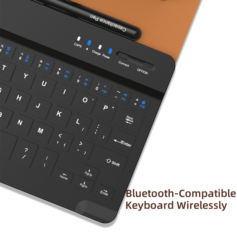 Luxury Premium Wireless Bluetooth keyboard Leather Case Cover For Samsung Galaxy Z Fold Phones - Image 16