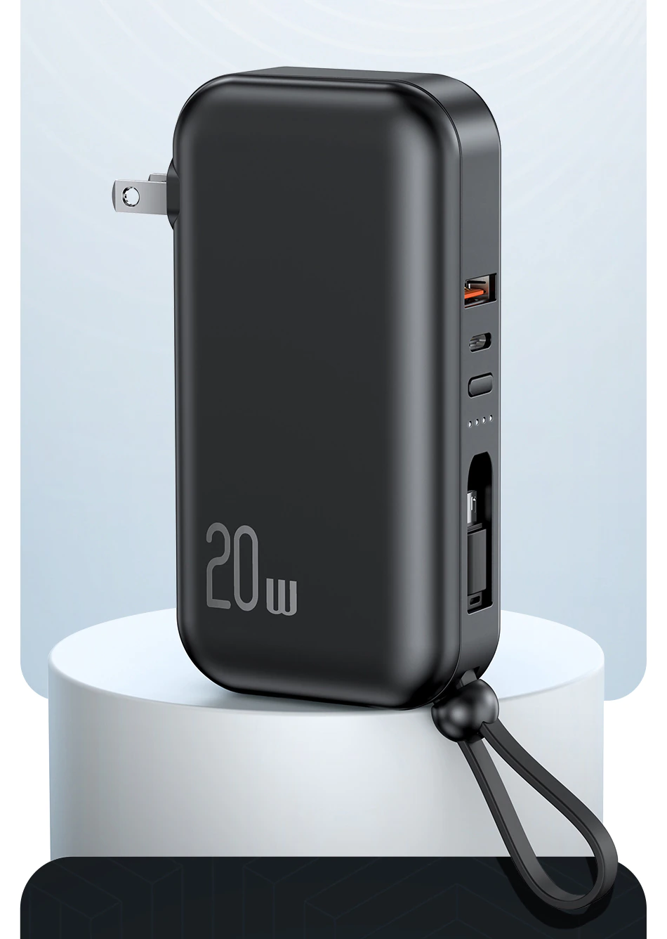 Usams 3IN1 Fast Charging 10,0000Mah Power bank and Wall Charger - Image 13