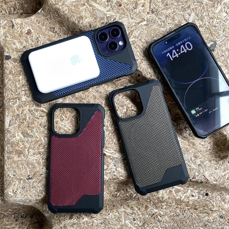 Magnetic Magsafe absorption Leather Phone Case Cover and 3D Glass Protector For iPhone 14 Pro Max - Image 7